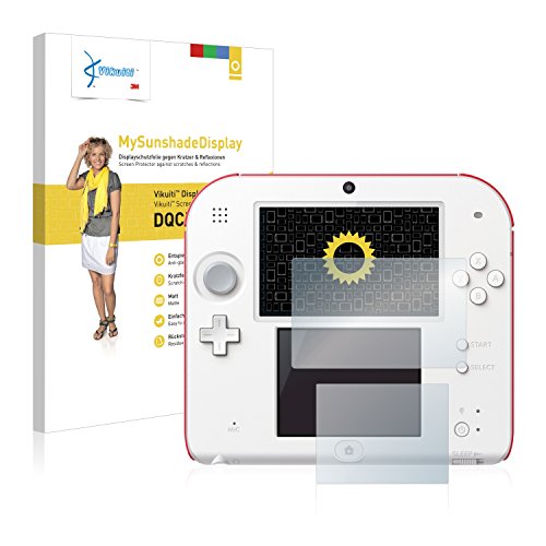 Preisvergleich Produktbild Vikuiti Displayschutzfolie Matt DQCM30 von 3M für Nintendo 2DS Folie Schutzfolie Displayfolie - Entspiegelt