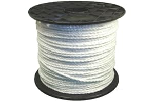 ZEWOOL Birsppy Farm Care 6mm Electric Fencing Rope 400 Meters