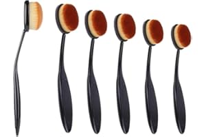 XIZHI 6 Stück Tintenmischpinsel, Mischpinsel-Set, ergonomischer Pinsel für einfaches Auftragen aller wasserbasierten Tinten, schwarz