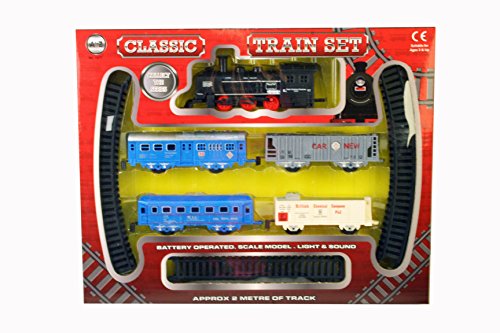 A to Z 01577 Classic Funciona con Pilas Tren Set con luz y Sonido