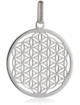 Engelsrufer Anhänger Lebensblume silber