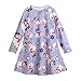 Produktbild Mädchen kleider Xinan Schneemann Kleinkind Baby Girls Princess Weihnachten Long Sleeve Tutu Dresses Outfit Party Kleid Outfits (Lila, 130)