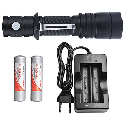 Odepro Taktische Taschenlampe EDC Taschenlampe IP68 Wasserdichte Militär Taschenlampe mit 3000mah Akku für den täglichen Gebrauch - 7