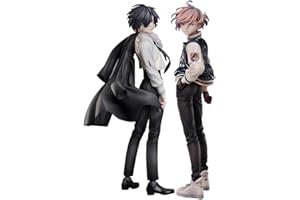 ANJINGUANG BSD Figurine d'action Dazai Osamu Nakahara Chuuya, figurine en PVC de 22 cm, figurine de collection en pose debout, décoration d'intérieur 22 cm