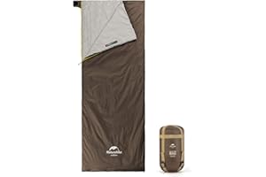 Naturehike Sacco a pelo in Cotone per Adulti e Bambini 3-4 Stagioni Leggero Impermeabile da Campeggio Attrezzatura per Dormire