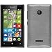 Produktbild PhoneNatic Case für Microsoft Lumia 435 Hülle Silikon weiß brushed + 2 Schutzfolien