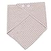 Light Brown Baby Boy Girl Kid Bandana Bibs Striped Triangle Head Scarf Saliva Towel Dribble Pack of 5