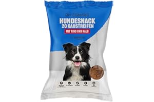 by Amazon 20 Streifen zum Kauen fur Hund, Rind und Kalb, 200g (1er-Pack)