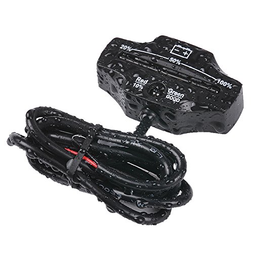 KKmoon 12V 24V LED Blei Säure Speicher Batterie Anzeige Lehre Batterie Niveau-Monitor für Golf Karren Marinemotorrad LKW Gabelstapler - 3