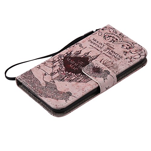 Feeltech Samsung Galaxy J3/J310 Hülle PU-Leder und Brieftasche Bunte Muster Fall mit Magnetverschluss, Hybrid-Kickstand mit Stand-Funktion, schlagen Sie schützende weiche TPU Stoßstangenabdeckung und Kreditkartenhalter für Samsung Galaxy J3/J310 Handgelenk Bügel-Buch-Art-Geldbeutel-Tasche mit 2 In 1 Berühren Sie Stift – Schloss - 6