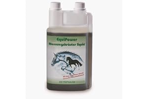 Equipower Atemwegskräuter Liquid - Ergänzungsfuttermittel für Pferde 1000ml