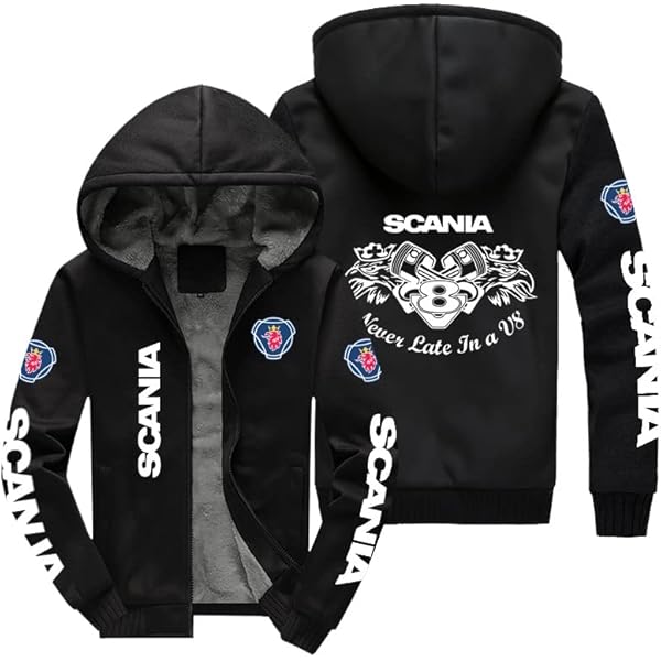 Warme hoodie met rits en capuchon voor heren | Koen