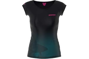 SMMASH Camicia Funzionale Camicia da Donna A Compressione Camicia Sportiva A Manica Corta Traspirante con Tecnologia Seconda Pelle Fitness Top Outdoor