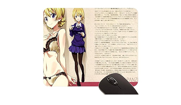 Beautiful Girl Bra Darjeeling Girls Und Panzer Kurashima Tomoyasu Pantsu Pantyhose Seifuku Mouse Pad 22x18cm Amazon Co Uk Computers Accessories