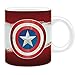 Produktbild Marvel Comics - Keramik Tasse - Captain America & Logo - Geschenkbox