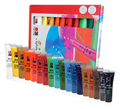 Marabu 121000201 – Acrylfarben Set 18 x 36 ml - 2