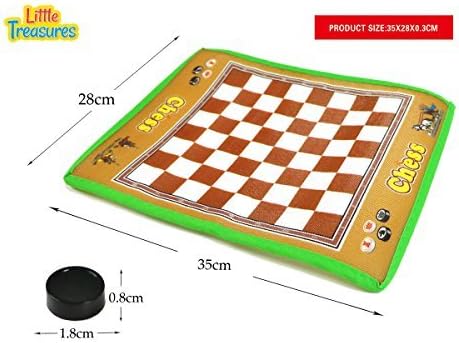 Roll-Out Chess Mat for Indoor/Outdoor Play - Compact and Lightweight Fun!
