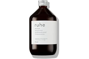 ‎KRUUT Kruut – Ruhe Kräuterauszug bio 500ml – Elixier aus Wildpflanzen Melisse, Baldrianwurzel, Haferkraut, Fichtentriebe – Oxymel Tinktur Kräuterdrink Sirup Kur Genuss zum Einschlafen & Entspannung am Abend