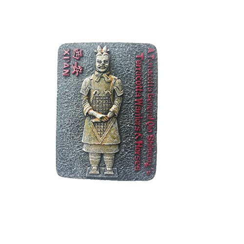 3D TerraCotta Warriors Xian China Souvenir Fridge Magnet, Home & Kitchen Decoration Terra Cotta Warriors Xian refrigerator magnet
