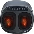 TDOO Foot Massager Machine with Heat, Deep-Kneading, Compression, Shiatsu, 3 Mode Settings & Adjustable Intensity, for Relieve Foot Pain from Plantar Fasciitis, Improve Circulation