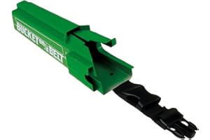 Unger Bucket-On-A-Belt Classic – Professional Tool Holder for Window Cleaning – Fits Squeegees, Washers & Scrapers – Hands-Free Storage for Ladders & Tight Spaces