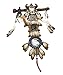 Produktbild Deko Wandbild Tomahawk mit Skull, Wolfmotiv und Adler + Federn