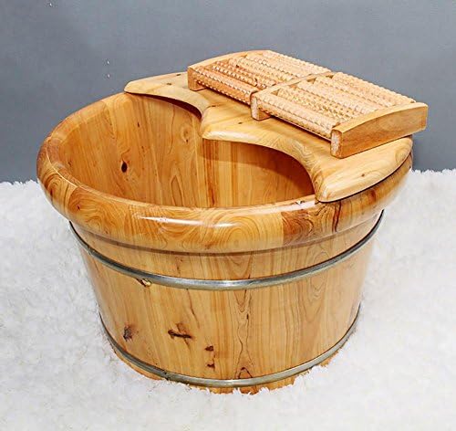 Kashiwagi Footbath, 26 cm Fumigation Padlock Foot Bath Tub Foot Barrel, Send Massage Beads , massage beads , 26*41*31