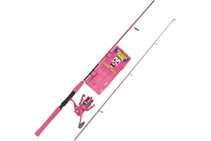 Flashi Kids Angel Combo | Spinnrute | Kinder Angel Set | Blinkrolle, Rute & Tacklebox mit Ködern | Blau & Pink | Das perfekte Spinnset für kleine Angler – Fishdream Flashi Kids