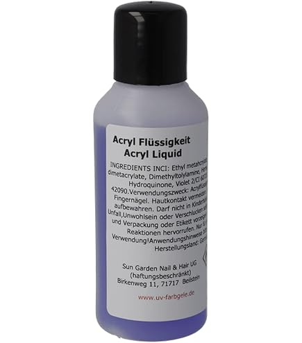Acryl-Nagelflüssigkeit Monomer 40 Ml – Professionell, Für Acrylnägel, Blau