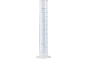JCASBDN Kunststoff -Abschlusszylinder 500 ml Hydrometer -Testrohr mit klarem Maßstab tragbarer Messzylinder