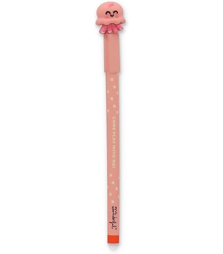 Mr.Wonderful - Stylo Effaçable Bo-Bo Poisson Globe - Gomme Intégrée - Collection Fonds Marins