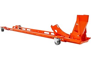 IBEX Rangierschiene inkl. Wippe für Motorrad orange