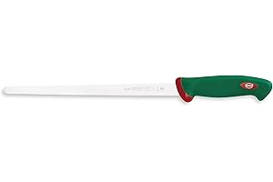 Sanelli Premana Professional Coltello Strettissima, Acciaio Inossidabile, Verde/Rosso, 41.5 x 3 x 4 cm
