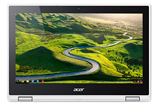 Acer R11 CB5-132T 11 6 inch Convertible Chromebook Laptop  Intel Celeron N3050  2 GB RAM  16 GB eMMC  Integrated Graphics  Chrome OS  - White