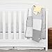 Burt's Bees Baby Organic Crib Skirt, Cloud