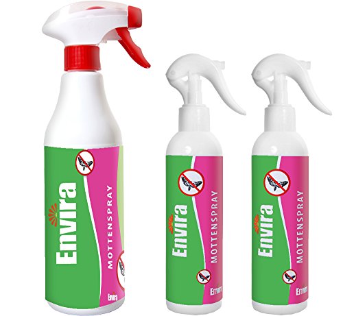 Preisvergleich Produktbild ENVIRA Spray gegen Motten 500ml+2x250ml
