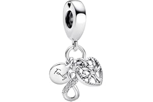Feitery Rose Charm Compatible Pandora Pulsera Joyas Marineras de Verano Murano Glass Charms Abalorios para Mujer