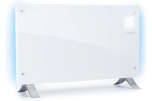 Klarstein Elektroheizung, Konvektor-Heizung Freistehend oder Wandmontage, Mobile Energiesparend, Leise Elektrisch, Standgerät Heizkörper mit Thermostat, 2000 Watt