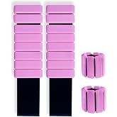 Joinfit Pro El ve Ayak Bilek Ağırlığı 500 gr x 2 Adet | Ayarlanabilir Ağırlıklı Bileklik Spor ve Fitness Ekipmanı (Pembe)