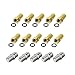 Produktbild PremiumX 10x F-Stecker 5X F-Verbinder Set 7,5 mm mit Gummidichtring für Koxial Antennenkabel Sat