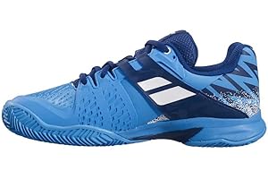 Babolat Enfants Propulse Clay Chaussures De Tennis Chaussure Terre Battue Bleu - Bleu Foncé