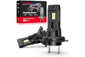 MOTORHOOK H7 Headlight Bulb Car Xenon White Canbus Error Free Replacement for Halogen for High & Low Beam Plug & Play (6000K, H7)