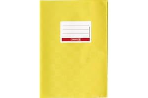 BRUNNEN Baier & Schneider - Copertina per libri e quaderni, formato A5, 15,5 x 22,0 cm, colore: Giallo