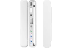 EDATOFLY Carrying Case Compatible with Apple Pencil 1st and 2nd Generation, Apple Pencil 2nd Generation Case, Case Holder for Apple Pencil 1st/2nd Generation (White)