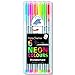 Staedtler Triplus sb6cs3 334 Ecriture Pointe Superfine + triangulaire 0,3 mm Lot de 6), néon