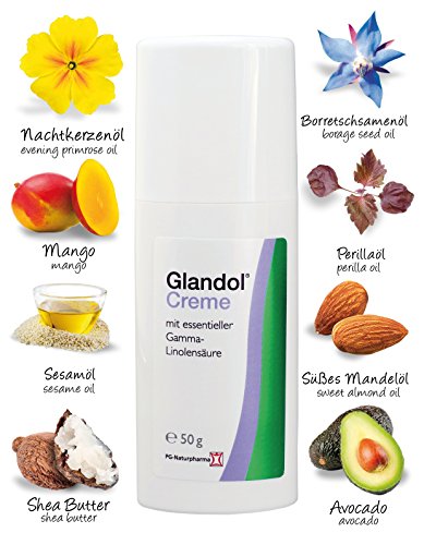 Neurodermitis Creme von Glandol®, Schuppenflechte Creme (Psoriasis) ✔ Neurodermitis Behandlung ✔ bei Neurodermitis, ✔ Neurodermitis Hautcreme, gegen trockene Haut, ohne Cortison, 50g - 2