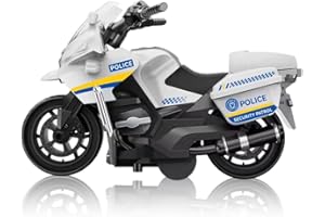 LabDip Motorbike Toy, Pull-Back Vehicle Toy Model Motorbike,Alloy Motorbike Toy,Highly Simulation Motorbike Model, Street Machine Kids Toy Gift - White