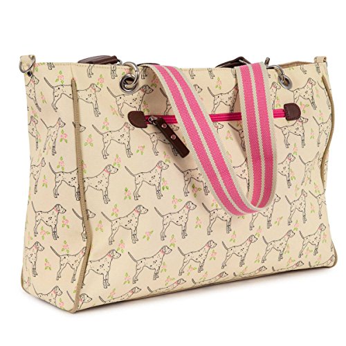 Pink Lining Bramley Tote Sam The Dalmation Changing Bag