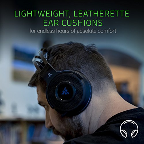 Razer Thresher Ultimate - Auriculares inal mbricos para Playstation 4 Dolby Headphone para Juegos con Sonido Envolvente 7 1 Audio de m xima claridad e micr fono retr ctil Negro y Azul reviews Razer Thresher Ultimate - Auriculares inal mbricos para Playstation 4 Dolby Headphone para Juegos con Sonido Envolvente 7 1 Audio de m xima claridad e micr fono retr ctil Negro y Azul