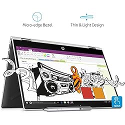 HP Pavilion x360 14-cd0077TU Laptop(8th Gen i3-8130U/4GB DDR4/1TB+8GB SSHD/Intel UHD Graphics/Win 10/HP Pen/MS Office H&S 2016) Natural Silver